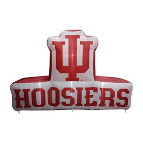 Logo Brands Indiana Hoosiers Pre-Lit 7’x10’ Team Inflatable