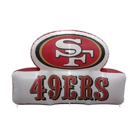 Logo Brands San Francisco 49ers Pre-Lit 7’x10’ Team Inflatable
