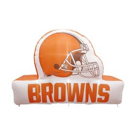 Logo Brands Cleveland Browns Pre-Lit 7’x10’ Team Inflatable