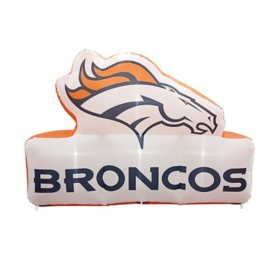 Logo Brands Denver Broncos Pre-Lit 7’x10’ Team Inflatable