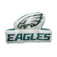 Logo Brands Philadelphia Eagles Pre-Lit 7’x10’ Team Inflatable