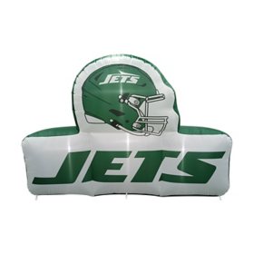 Logo Brands New York Jets Pre-Lit 7’x10’ Team Inflatable