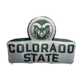 Logo Brands Colorado State Rams Pre-Lit 7’x10’ Team Inflatable