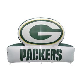 Logo Brands Green Bay Packers Pre-Lit 7’x10’ Team Inflatable