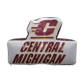 Logo Brands Central Michigan Chippewas Pre-Lit 7’x10’ Team Inflatable