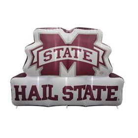 Logo Brands Mississippi State Spartans Pre-Lit 7’x10’ Team Inflatable