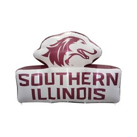 Logo Brands Southern Illinois Salukis Pre-Lit 7’x10’ Team Inflatable