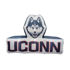 Logo Brands UConn Huskies Pre-Lit 7’x10’ Team Inflatable