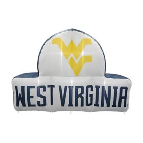 Logo Brands West Virginia Mountaineers Pre-Lit 7’x10’ Team Inflatable