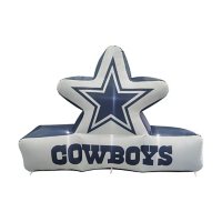 Logo Brands Dallas Cowboys Pre-Lit 7’x10’ Team Inflatable