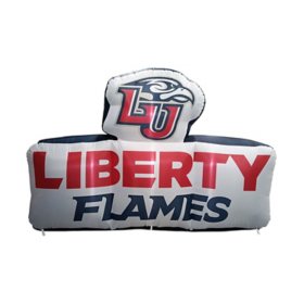 Logo Brands Liberty Flames  Pre-Lit 7’x10’ Team Inflatable