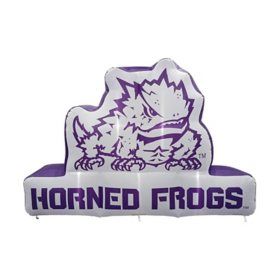Logo Brands TCU Horned Frogs Pre-Lit 7’x10’ Team Inflatable