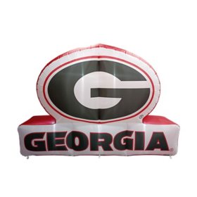 Logo Brands Georgia Bulldogs Pre-Lit 7’x10’ Team Inflatable