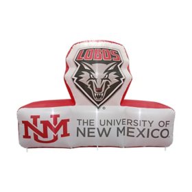 Logo Brands New Mexico Lobos Pre-Lit 7’x10’ Team Inflatable