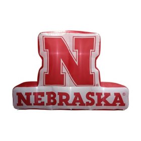 Logo Brands Nebraska Cornhuskers Pre-Lit 7’x10’ Team Inflatable