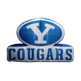 Logo Brands BYU Cougars Pre-Lit 7’x10’ Team Inflatable