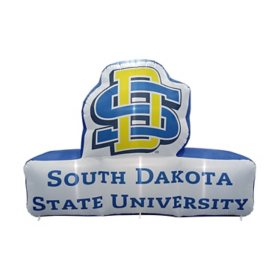 Logo Brands South Dakota State Jackrabbits Pre-Lit 7’x10’ Team Inflatable