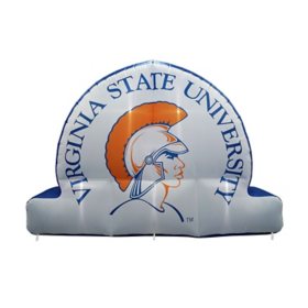Logo Brands Virginia State Trojans Pre-Lit 7’x10’ Inflatable