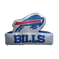 Logo Brands Buffalo Bills Pre-Lit 7’x10’ Team Inflatable