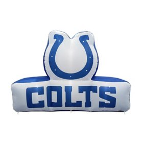 Logo Brands Indianapolis Colts Pre-Lit 7’x10’ Team Inflatable