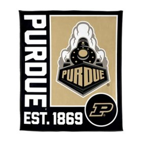 Logo Brands Purdue Boilermakers 60"x70" Super Plush Blanket