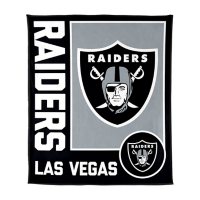 Logo Brands Las Vegas Raiders 60"x70" Super Plush Blanket