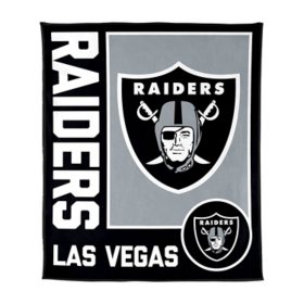 Logo Brands Las Vegas Raiders 60"x70" Super Plush Blanket