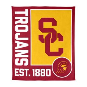 Logo Brands USC Trojans 60"x70" Super Plush Blanket