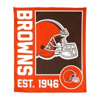 Logo Brands Cleveland Browns 60"x70" Super Plush Blanket