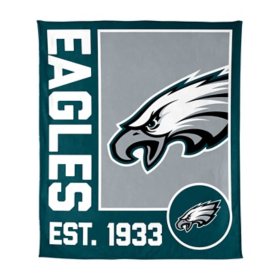 Logo Brands Philadelphia Eagles 60"x70" Super Plush Blanket