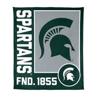 Logo Brands Michigan State Spartans 60"x70" Super Plush Blanket