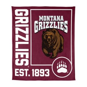 Logo Brands Montana Grizzlies 60"x70" Super Plush Blanket