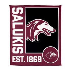 Logo Brands Southern Illinois Salukis 60"x70" Super Plush Blanket