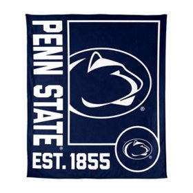 Logo Brands Penn State Nittany Lions 60"x70" Super Plush Blanket