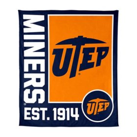 Logo Brands UTEP Miners 60"x70" Super Plush Blanket