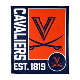 Logo Brands Virginia Cavaliers 60"x70" Super Plush Blanket