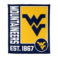 Logo Brands West Virginia Mountaineers 60"x70" Super Plush Blanket