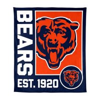 Logo Brands Chicago Bears 60"x70" Super Plush Blanket