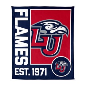Logo Brands Liberty Flames 60"x70" Super Plush Blanket