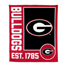 Logo Brands Georgia Bulldogs 60"x70" Super Plush Blanket