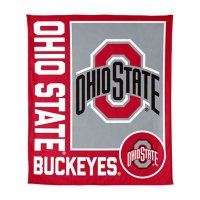 Logo Brands Ohio State Buckeyes 60"x70" Super Plush Blanket