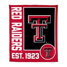Logo Brands Texas Tech Red Raiders 60"x70" Super Plush Blanket