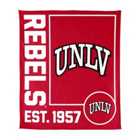 Logo Brands UNLV Rebels 60"x70" Super Plush Blanket