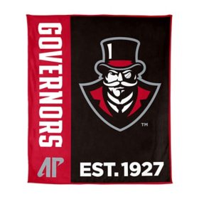 Logo Brands Austin Peay State Governors 60"x70" Super Plush Blanket