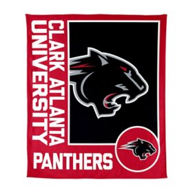 Logo Brands Clark Atlanta Panthers 60"x70" Super Plush Blanket