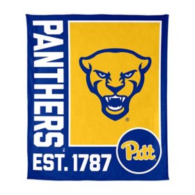 Logo Brands Pittsburgh Panthers 60"x70" Super Plush Blanket