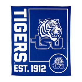 Logo Brands Tennessee State Tigers 60"x70" Super Plush Blanket
