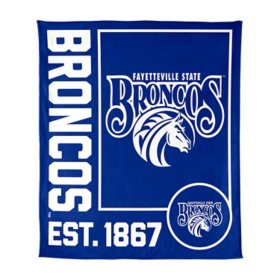 Logo Brands Fayetteville State Broncos 60"x70" Super Plush Blanket