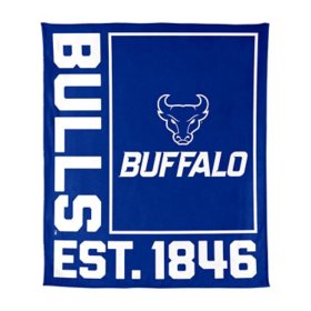 Logo Brands Buffalo Bulls 60"x70" Super Plush Blanket