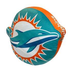 Logo Brands Miami Dolphins XL Puff Pillow